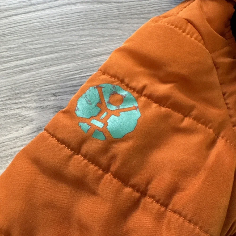 Buckle Me Baby Toastier Toddler Coat Orange Green Size 18 Months